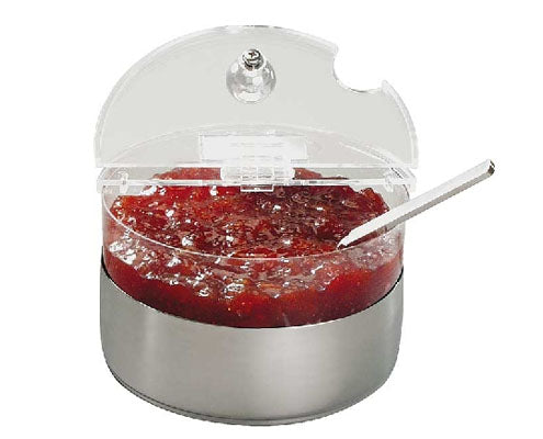Mini 4 részes hűtőszett, rozsdamentes tartó, jégakku, 0,6 l-es tál, fedő Fő kép