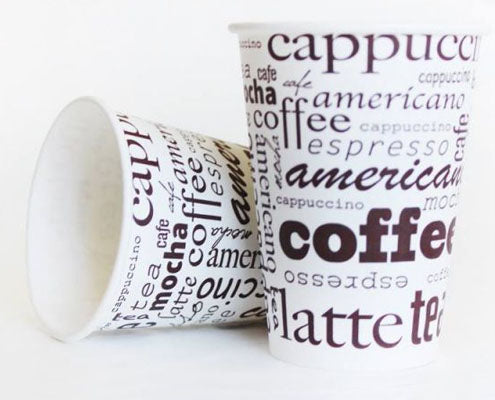 Mintás papírpohár 100 ml Coffee Line 63 mm Fő kép