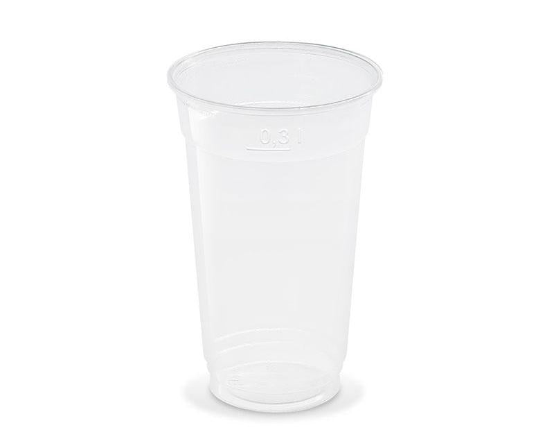 Műanyag 300 ml-es víztiszta shaker pohár 78 mm