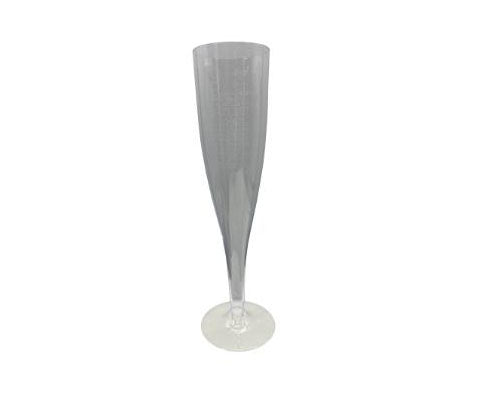 Műanyag exclusive pezsgős pohár 1 dl/100 ml SUP logóval Fő kép