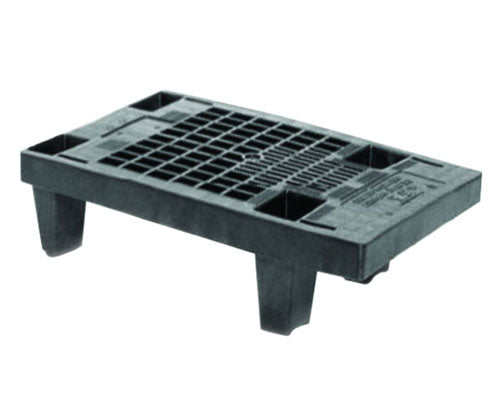Műanyag fekete rácsos raklap 600 x 400 x 139 mm Fő kép