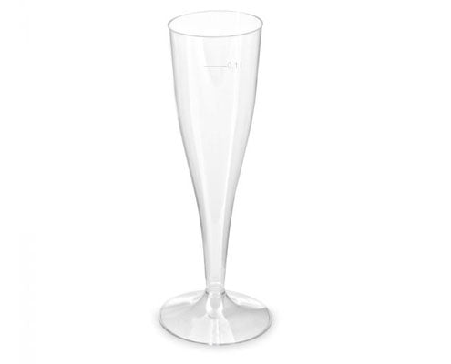 Műanyag prémium pezsgős pohár 100 ml