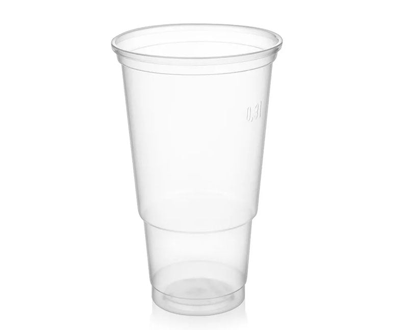 Műanyag REPLAST sörös pohár 300 ml, víztiszta, PP, újrahasználható