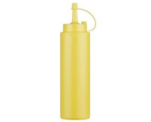 Műanyag szósznyomó/szószadagoló palack sárga 240 ml
