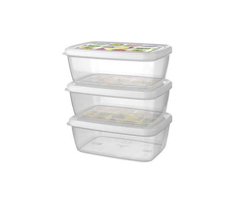 Titiz műanyag tároló doboz szett 3 x 1200 ml Fő kép