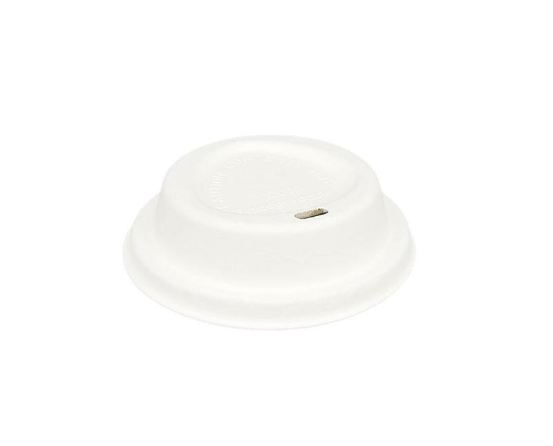 Műanyagmentes papírpohár tető 90 mm, 100% komposztálható Fő kép