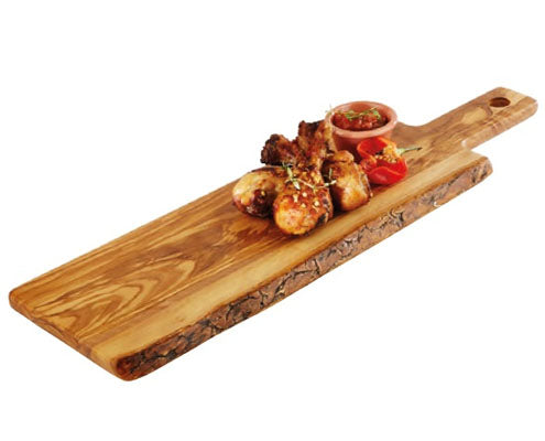 Olive tálaló lap 40 x 15 x 1,5 cm olajfából, füllel Fő kép