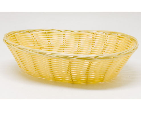 Ovális polipropilén kenyérkosár 255 x 180 x 65 mm