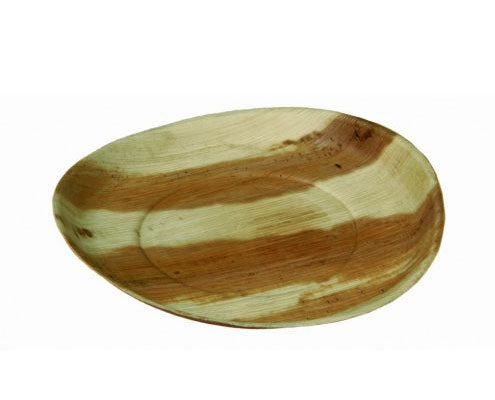 Pálmalevél tányér, kerek, 26 cm Fő kép