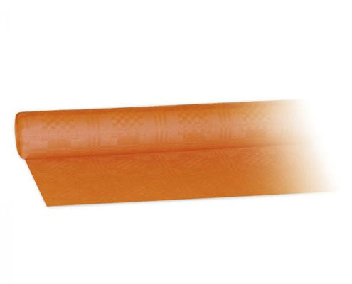 Papír asztalterítő damaszt 8 x 1,2 m terrakotta Fő kép