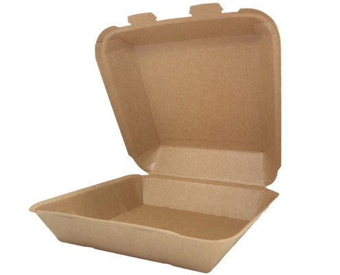 Papír menübox doboz 20,5 x 20,5 cm kraft BP4 Fő kép