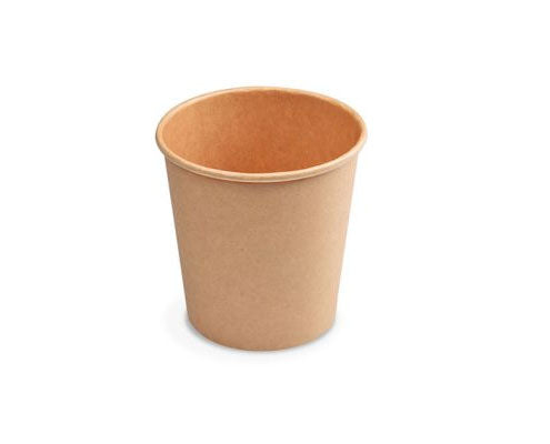 Barna papír pohár 100 ml kraft 63 mm Fő kép