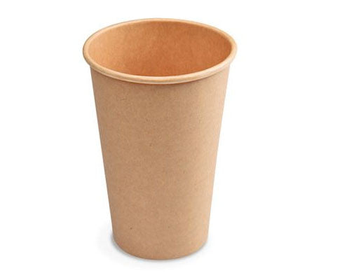 Barna papír pohár 330 ml kraft 80 mm Fő kép