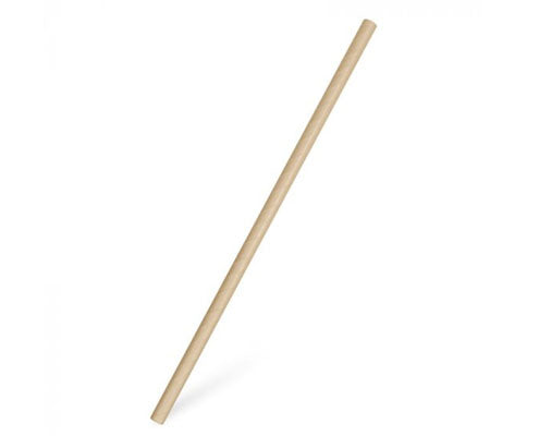 Papír szívószál Jumbo 250 mm kraft barna - környezetbarát