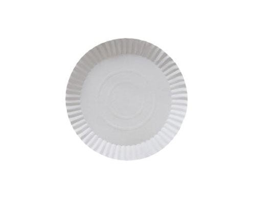 Papír tányér - tortaalátét - pizzatálca, 28 cm