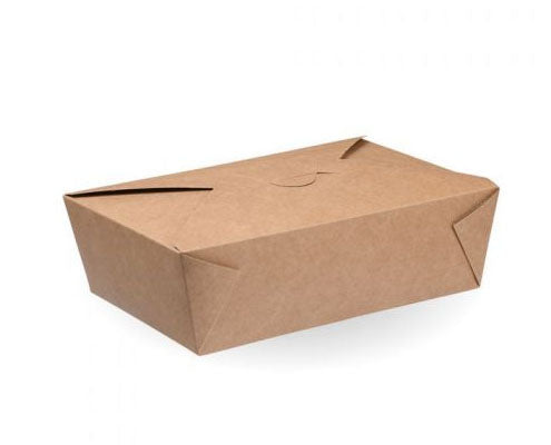 Papírdoboz elviteles barna Deli 1000 ml  kraft Fő kép