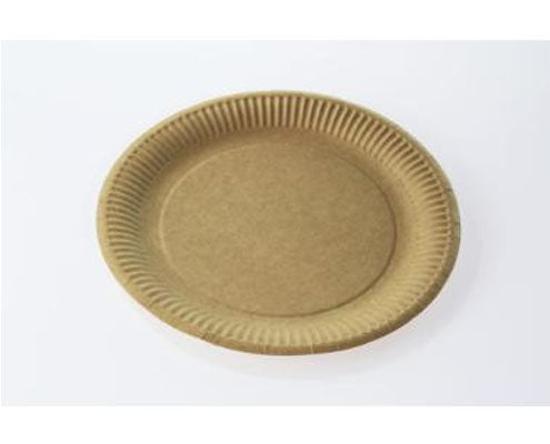 Papírtányér barna kraft Ø180 mm Fő kép