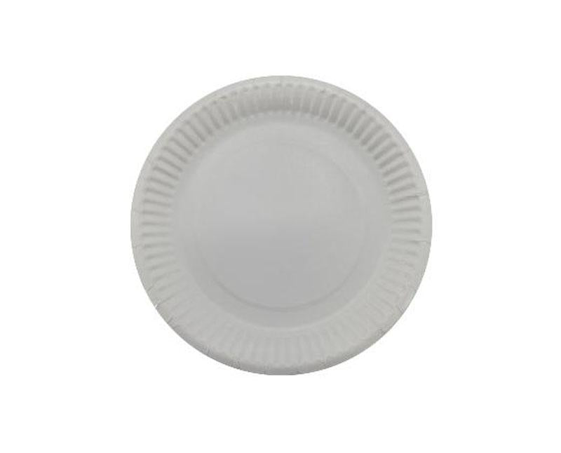 Papírtányér fehér 18 cm Fő kép