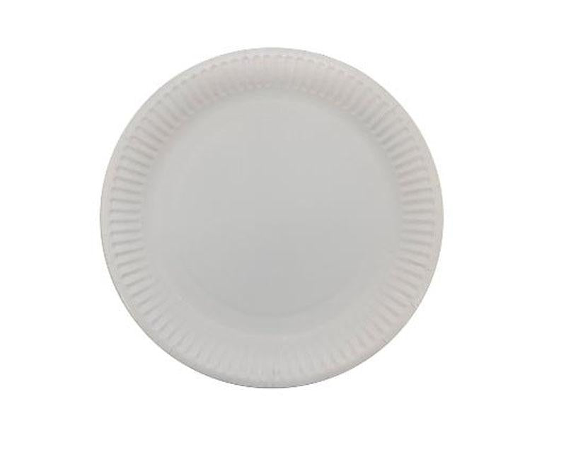 Papírtányér fehér 23 cm