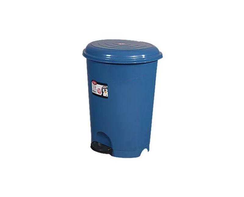 Pedálos szemetes kuka műanyag, kivehető kosárral, Eco kék,  22 l NO4 Fő kép