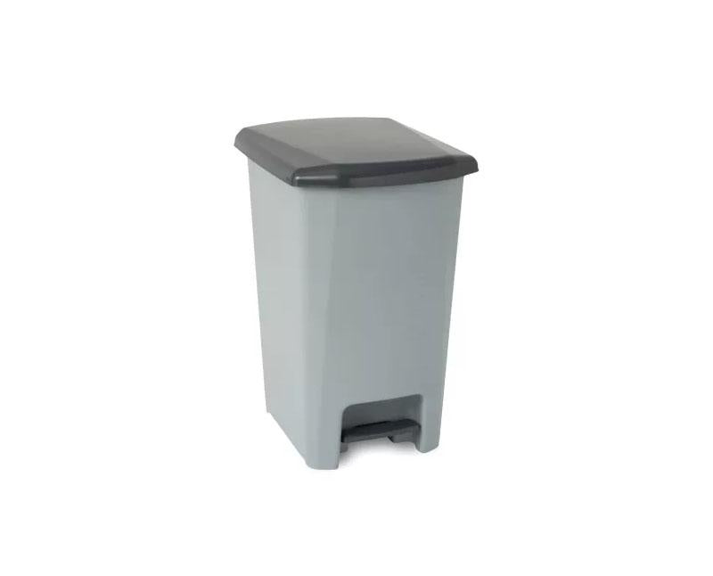 Pedálos szemetes kuka, műanyag SLIM, 40 l, ECO antracit Fő kép