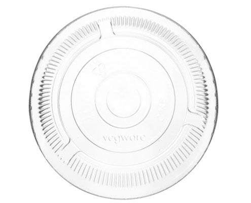 PLA lapos tető, szívószál nyílással - 96 mm átmérőjű pohárhoz Fő kép