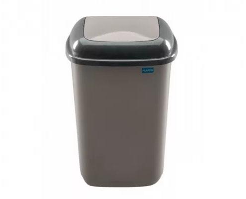 Plafor Quatro rugós billenő fedeles szemetes, mocca, 12 l Fő kép