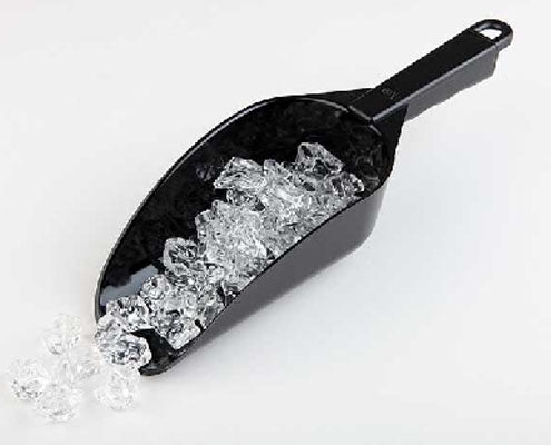 Polikarbonát fekete jéglapát 29 cm 700 ml Fő kép