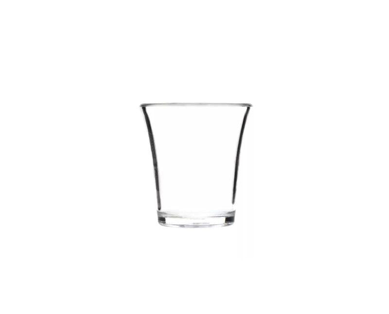 Polikarbonát törhetetlen feles pohár, 25 ml