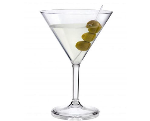 Polikarbonát törhetetlen műanyag martinis pohár 280 ml Fő kép