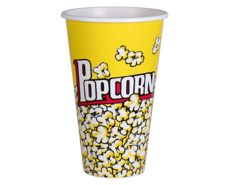 Popcornos vödör 12 x 18 cm PP