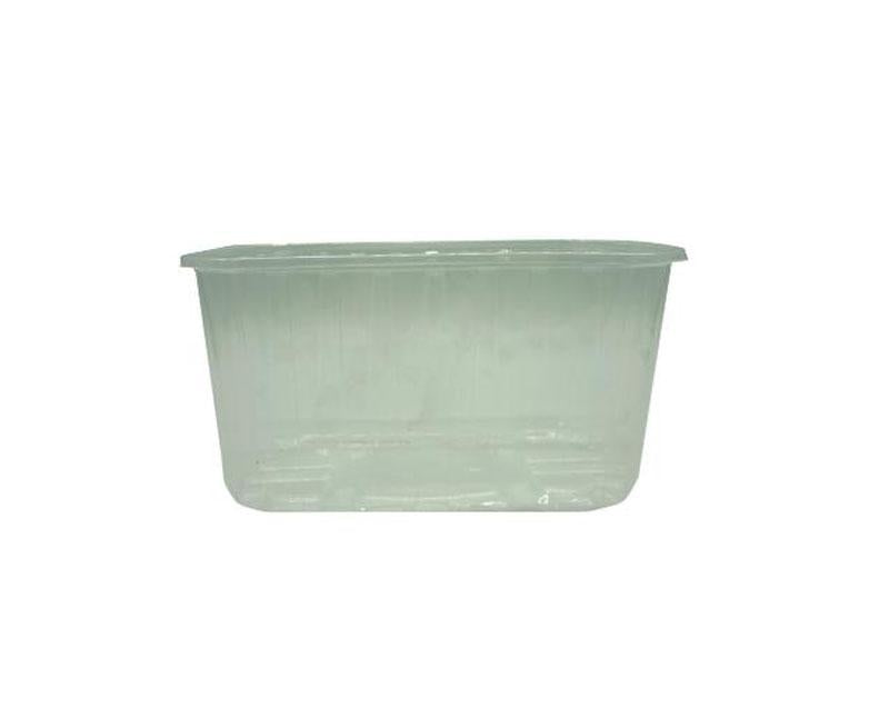 PP gyümölcskosár - műanyag gyümölcsös doboz átlátszó 1000 ml 193 x 115 x 105 mm Fő kép