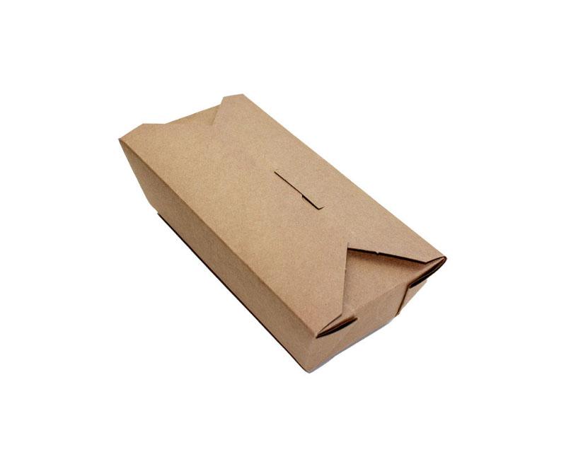 Prémium SLIM FOOD BOX papírdoboz 650 ml - 25 oz Másodlagos kép