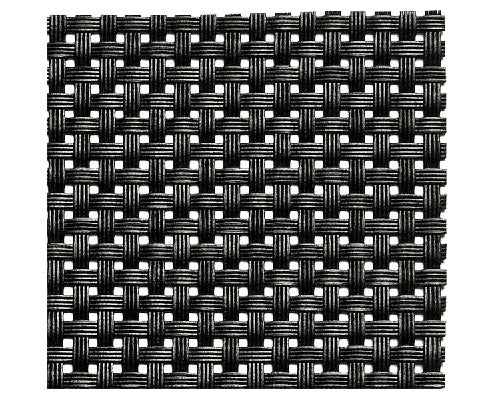 PVC fekete tányéralátét 45 x 33 cm Fő kép