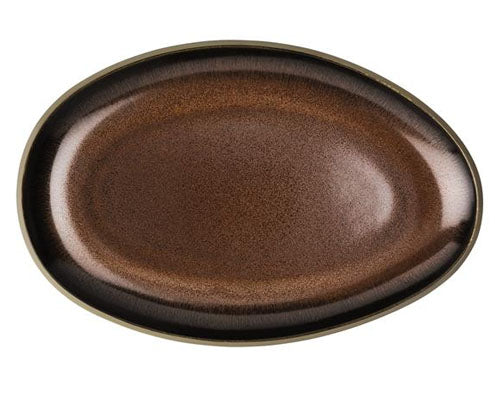 Rosenthal Junto Bronze porcelán ovál tál 25 cm Fő kép