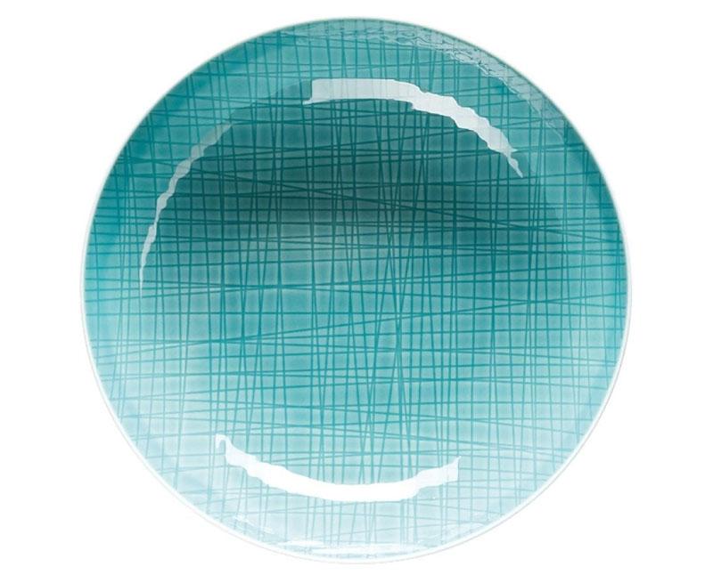 Rosenthal Mesh porcelán mélytányér kék 21 cm Fő kép