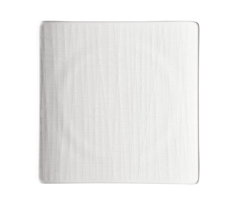Rosenthal Mesh porcelán szögletes lapostányér anyagában mintás - 17 x 17 cm Fő kép