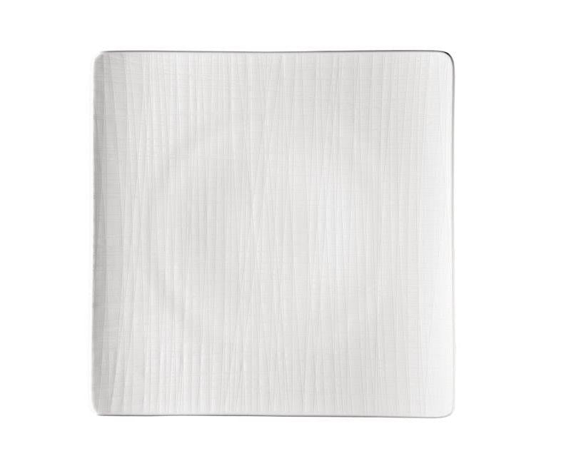Rosenthal Mesh porcelán szögletes lapostányér anyagában mintás - 31 x 31 cm Fő kép