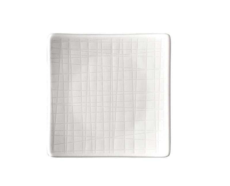 Rosenthal Mesh porcelán szögletes lapostányér anyagában mintás - 9 x 9 cm Fő kép