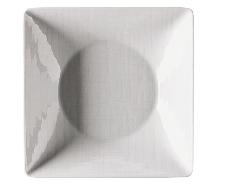 Rosenthal Mesh porcelán szögletes mélytányér 20 x 20 cm Fő kép