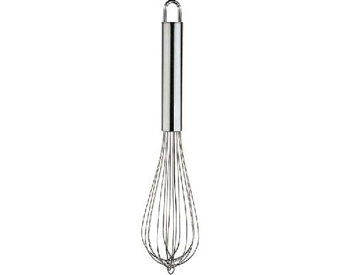 Rozsdamentes acél 8 szálas habverő 38 cm-es
