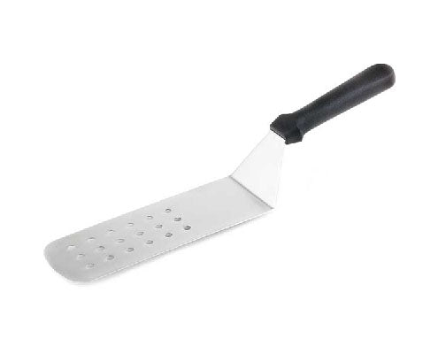 Rozsdamentes acél hajlított perforált spatula polipropilén nyéllel 37,5 cm Fő kép