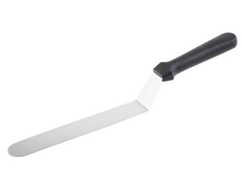 Rozsdamentes acél hajlított spatula polipropilén nyéllel 24 x 4 cm Fő kép