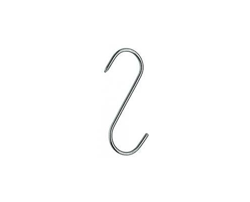 Rozsdamentes acél húshorog 100 x 4 mm "S"