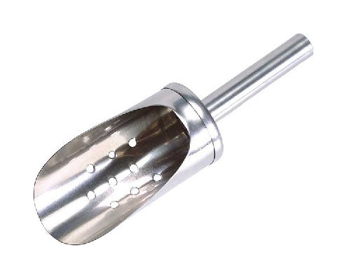 Rozsdamentes acél perforált jéglapát 5 x 19 cm Fő kép