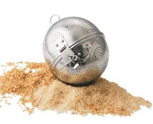 Rozsdamentes acél teatojás 12 cm Fő kép