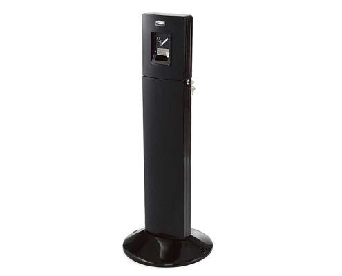 Rubbermaid cigarettacsikk-gyűjtő állomás, fekete Fő kép