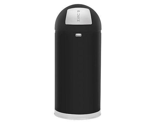 Rubbermaid design szemetes, fekete, 45 l