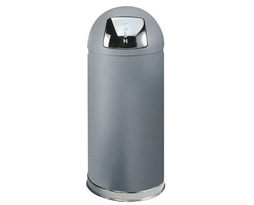 Rubbermaid design szemetes kuka, metál, 56 l Fő kép