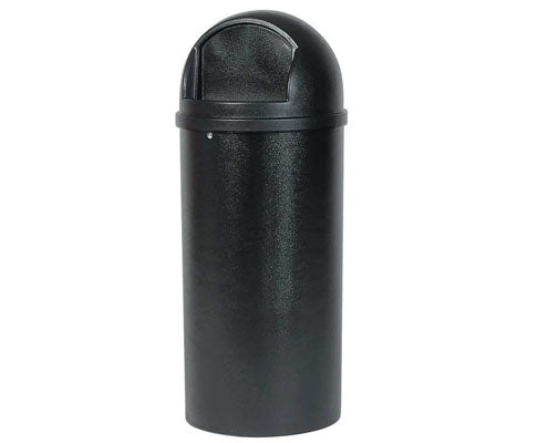 Rubbermaid Marshal billenőfedeles szemetes UV védelemmel fekete 95 l Fő kép